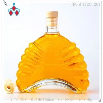 Garrafa de vidro de conhaque 750ml