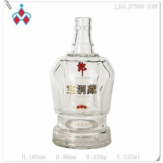 Garrafa de taça de licor de vinho