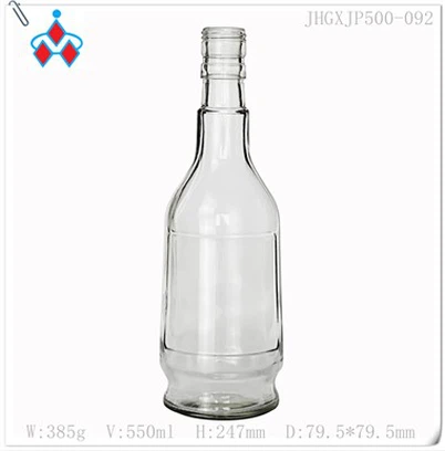 Garrafa De Vidro De 500ml Para Armazenar Álcool